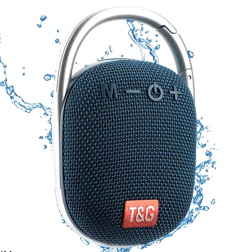 🎼 NIB New TG-321 Portable Wireless Bluetooth Speaker Blue LED